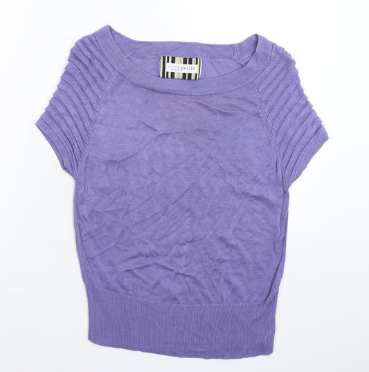 Womens UK Size M Principles Purple Pullover Jumper