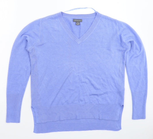 Primark Womens Blue  Knit Pullover Jumper Size 12