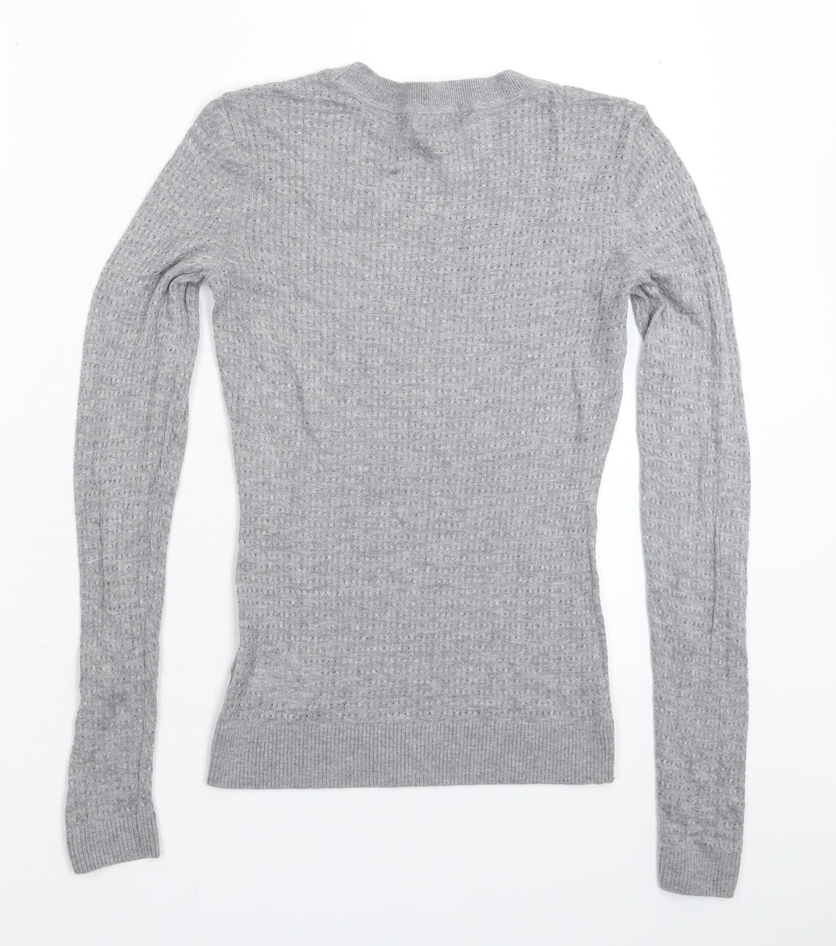 Womens UK Size XS H&M Grey Pullover Jumper