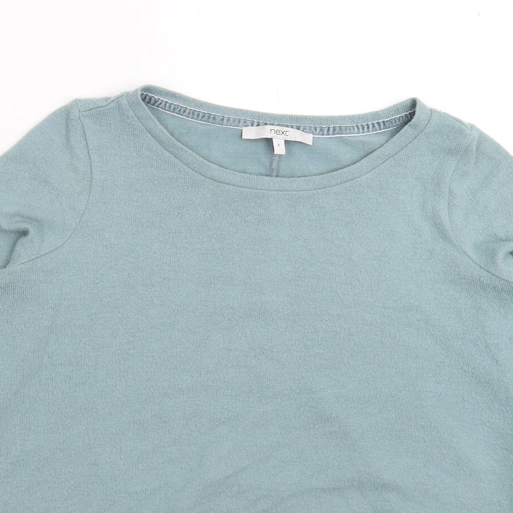 Womens UK Size 6 NEXT Green Pullover Jumper