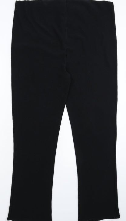 Womens UK Size 40 in Preworn Regular Fit  Black Trousers