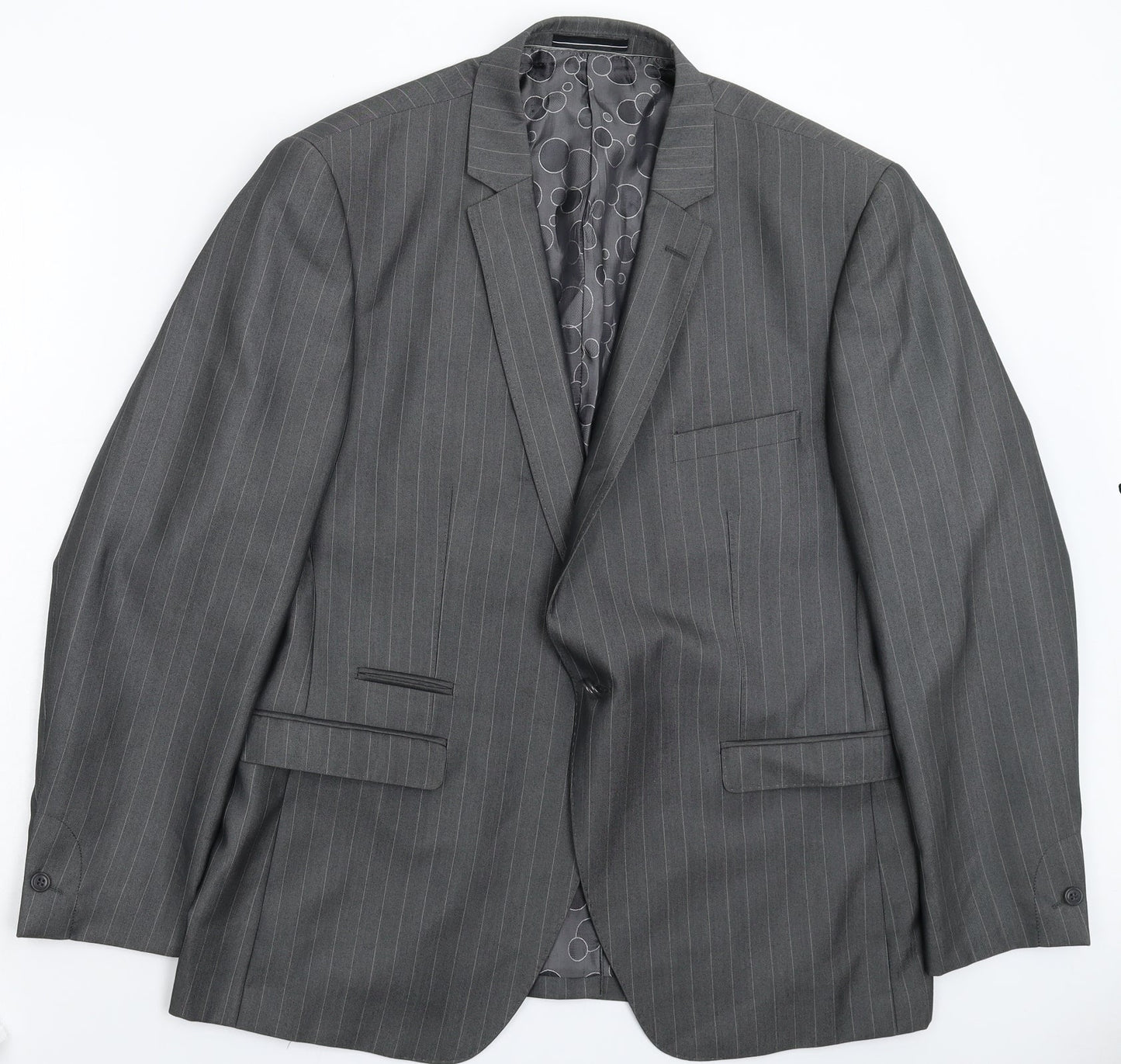 Mens UK Size 44 Greenwoods Regular Grey Suit Jacket