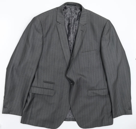 Mens UK Size 44 Greenwoods Regular Grey Suit Jacket