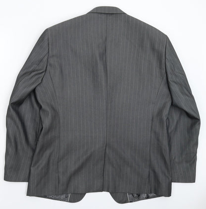Mens UK Size 44 Greenwoods Regular Grey Suit Jacket