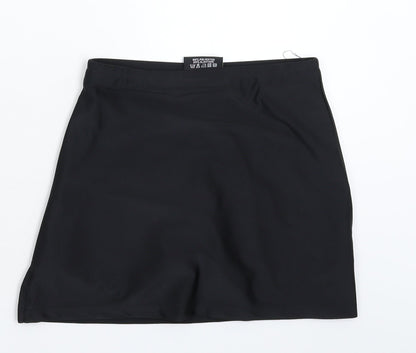 Falcon Womens Black   Mini Skirt Size 24 in