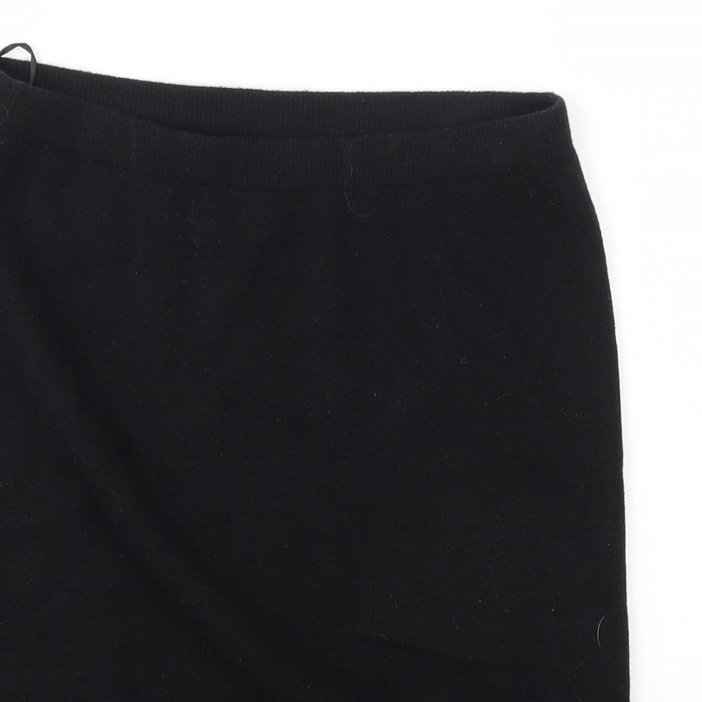 NEXT Womens Black   A-Line Skirt Size 12  - stretch waistband