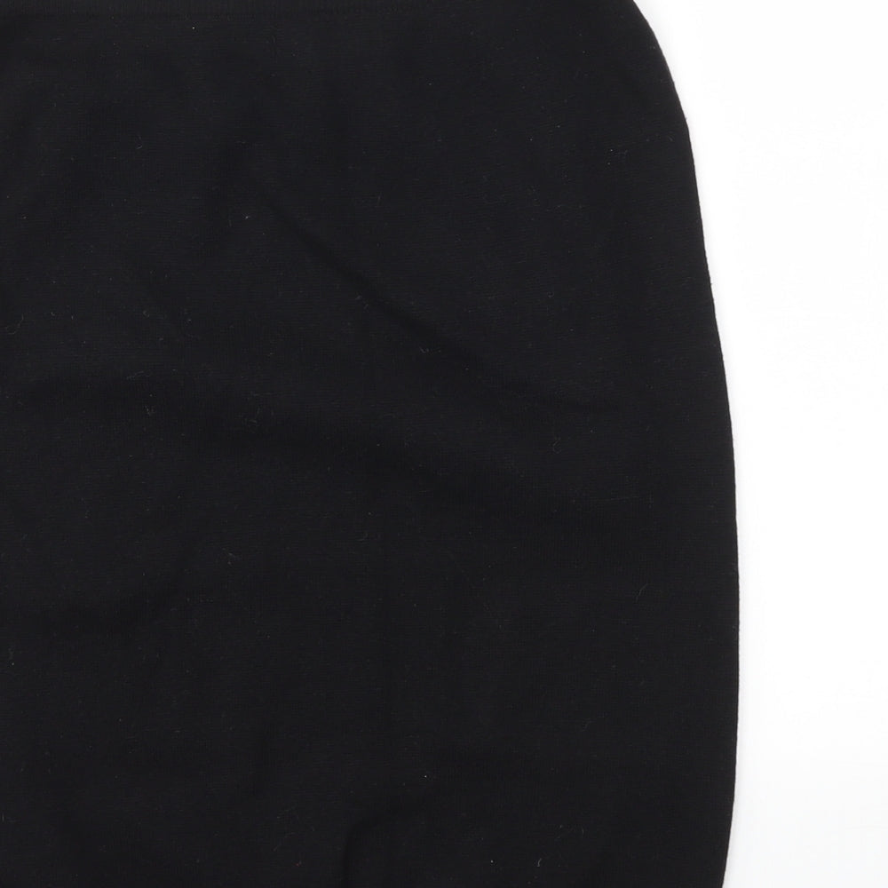 NEXT Womens Black   A-Line Skirt Size 12  - stretch waistband