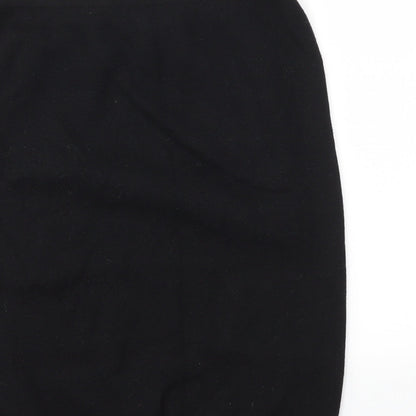 NEXT Womens Black   A-Line Skirt Size 12  - stretch waistband