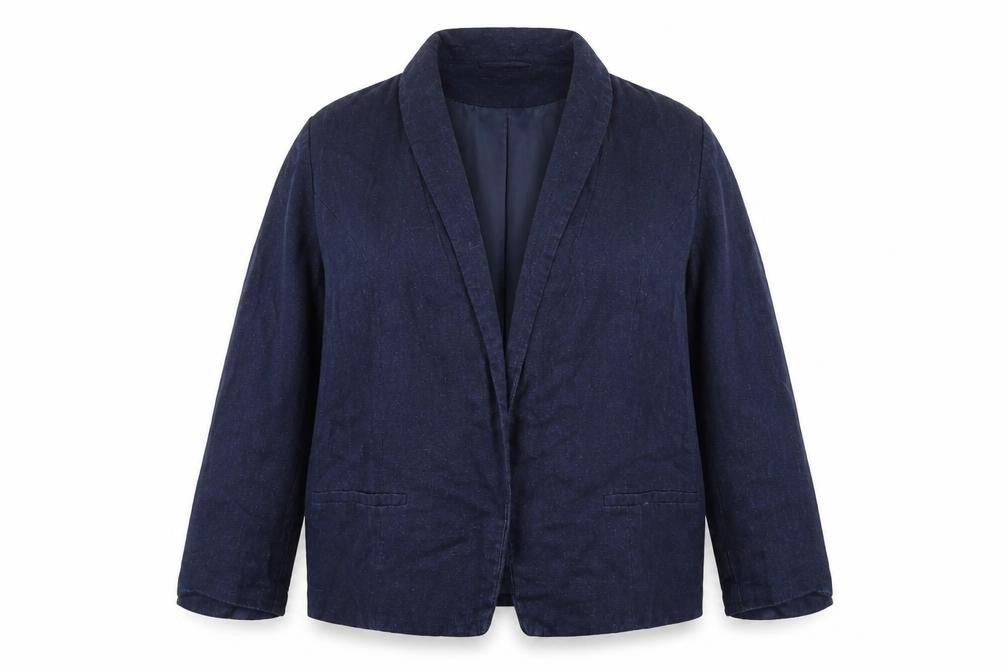 Womens UK Size 12 Bonmarché Regular Blue Blazer