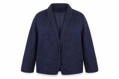 Womens UK Size 12 Bonmarché Regular Blue Blazer