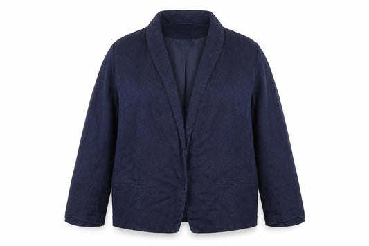 Womens UK Size 12 Bonmarché Regular Blue Blazer