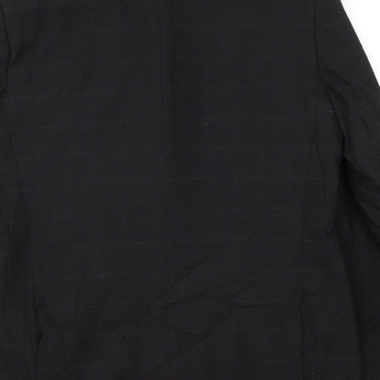 NEXT Mens Black Check  Jacket Blazer Size 42