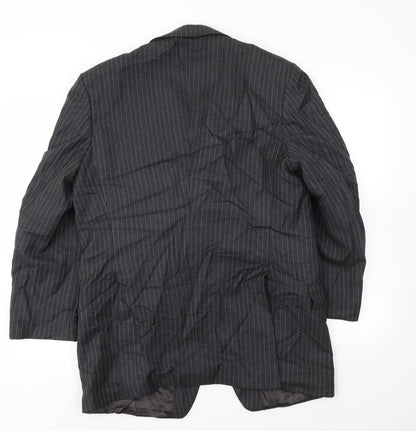 Mens UK Size 42 Preworn Regular Grey Suit Jacket