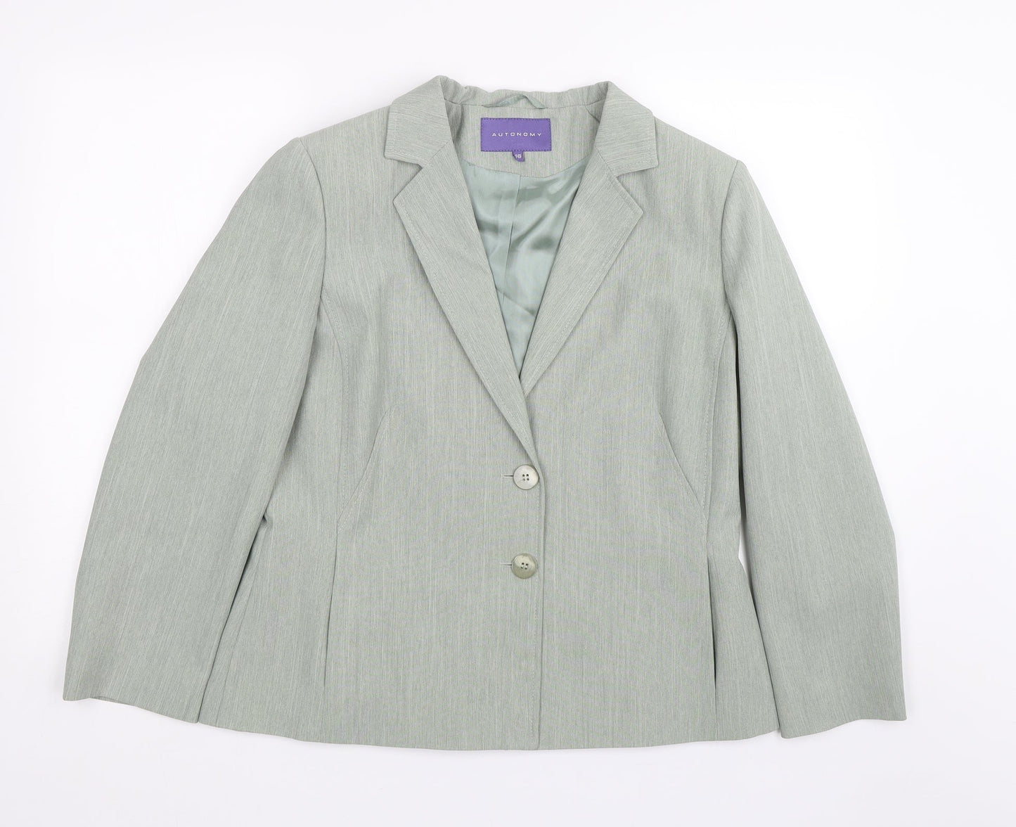 Autonomy Womens Green   Jacket Suit Size 16