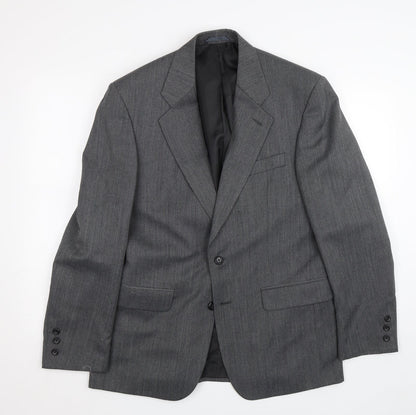 Mens UK Size 40 Burton Regular Grey Suit Jacket