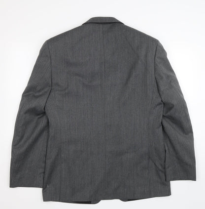 Mens UK Size 40 Burton Regular Grey Suit Jacket