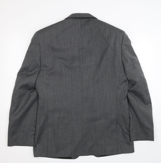 Mens UK Size 40 Burton Regular Grey Suit Jacket