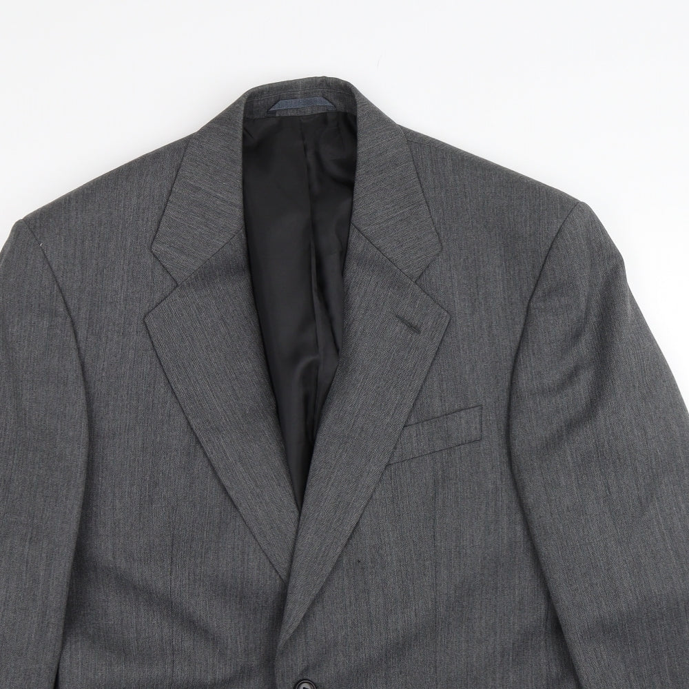 Mens UK Size 40 Burton Regular Grey Suit Jacket