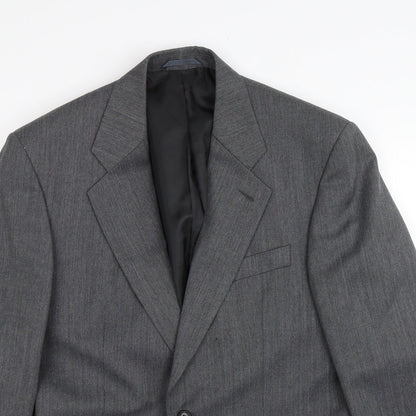 Mens UK Size 40 Burton Regular Grey Suit Jacket