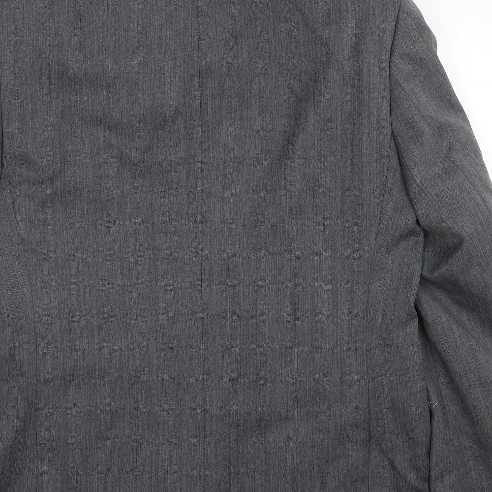 Mens UK Size 40 Burton Regular Grey Suit Jacket