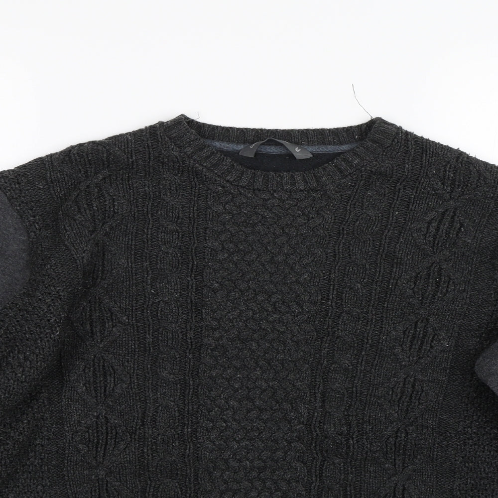 Mens UK Size M Cedar Wood State Black Pullover Sweatshirt