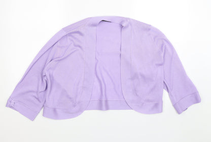 Womens UK Size M BM Purple Cape Jumper