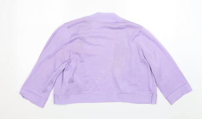 Womens UK Size M BM Purple Cape Jumper