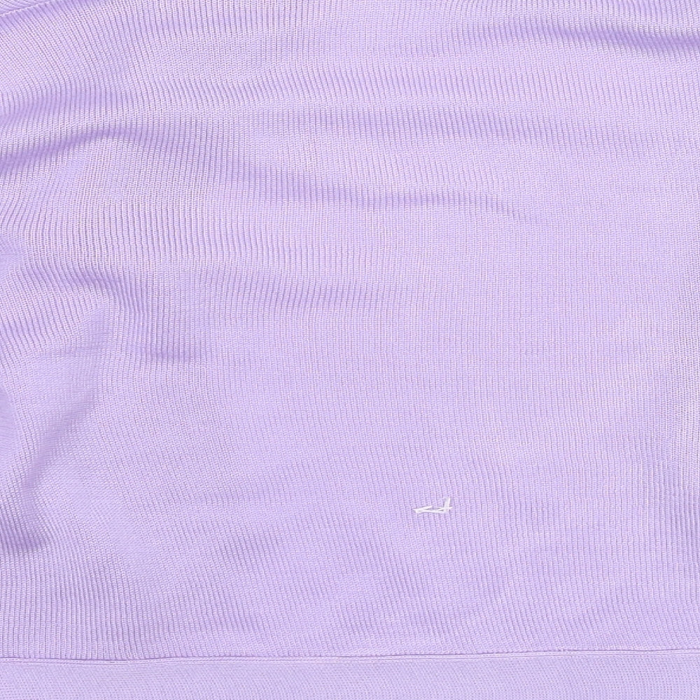 Womens UK Size M BM Purple Cape Jumper