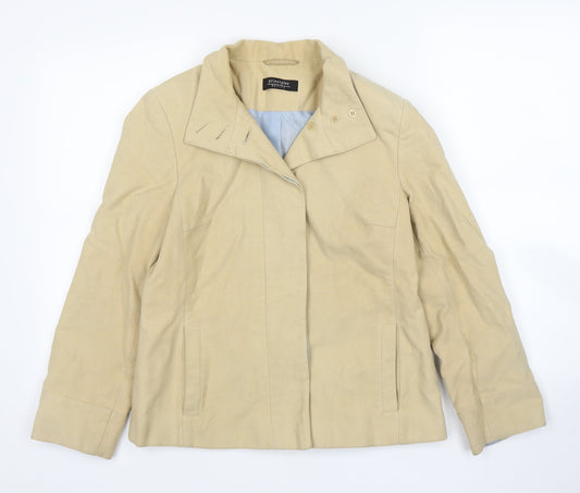 Principles Womens Beige   Overcoat Coat Size 12