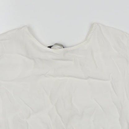 Womens UK Size 6 Glassons White Basic Blouse