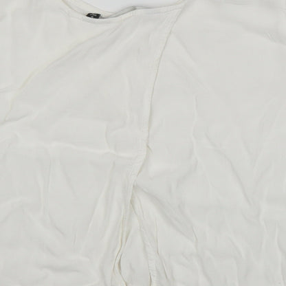 Womens UK Size 6 Glassons White Basic Blouse