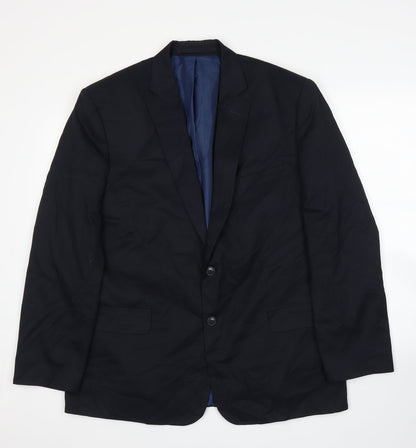 Mens UK Size 44 M&S Regular Blue Suit Jacket