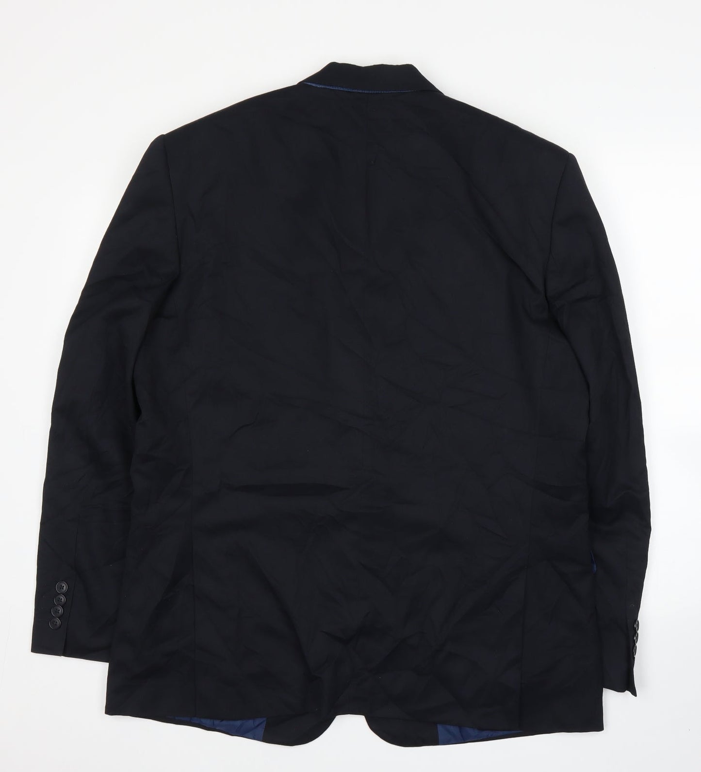 Mens UK Size 44 M&S Regular Blue Suit Jacket