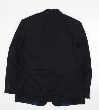 Mens UK Size 44 M&S Regular Blue Suit Jacket