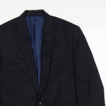 Mens UK Size 44 M&S Regular Blue Suit Jacket