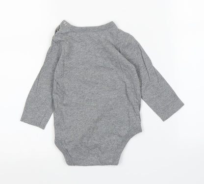 Gap Boys Grey   Babygrow One-Piece Size 12 Months