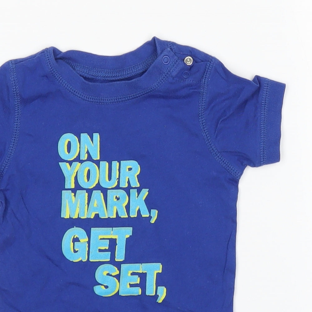 Gap Boys Blue   Babygrow One-Piece Size 12-18 Months