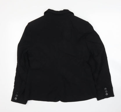 debe Womens Black   Jacket Blazer Size 14