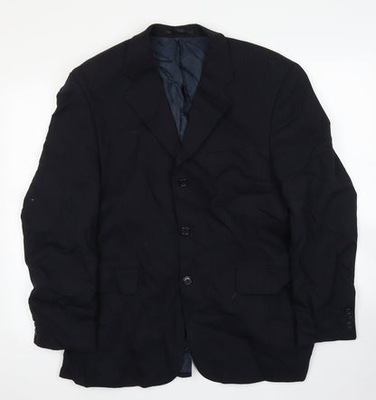 Mens UK Size 44 Burton Regular Black Suit Jacket
