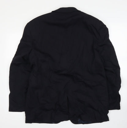 Mens UK Size 44 Burton Regular Black Suit Jacket