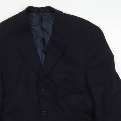 Mens UK Size 44 Burton Regular Black Suit Jacket