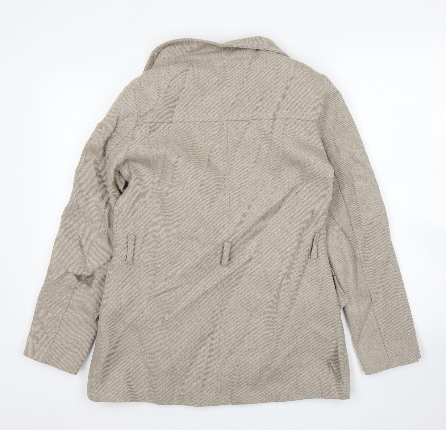 prew Womens Beige   Jacket Coat Size 10
