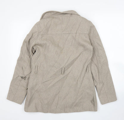 prew Womens Beige   Jacket Coat Size 10