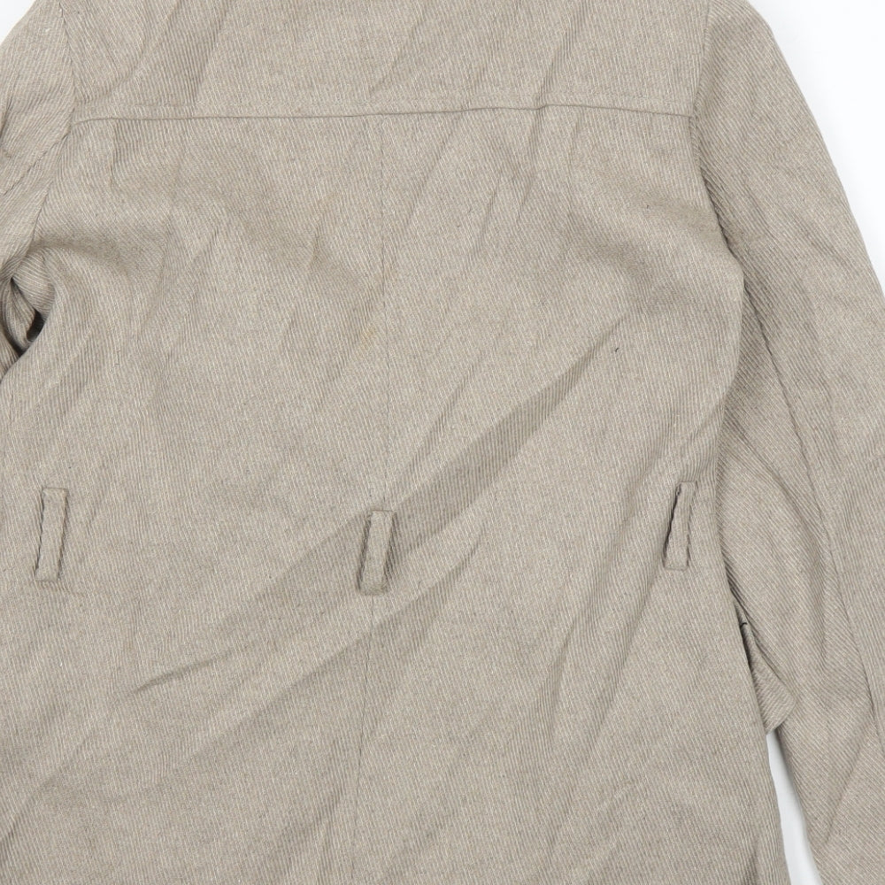 prew Womens Beige   Jacket Coat Size 10