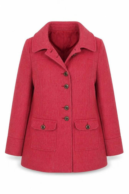 Next Womens Pink   Overcoat Coat Size 12