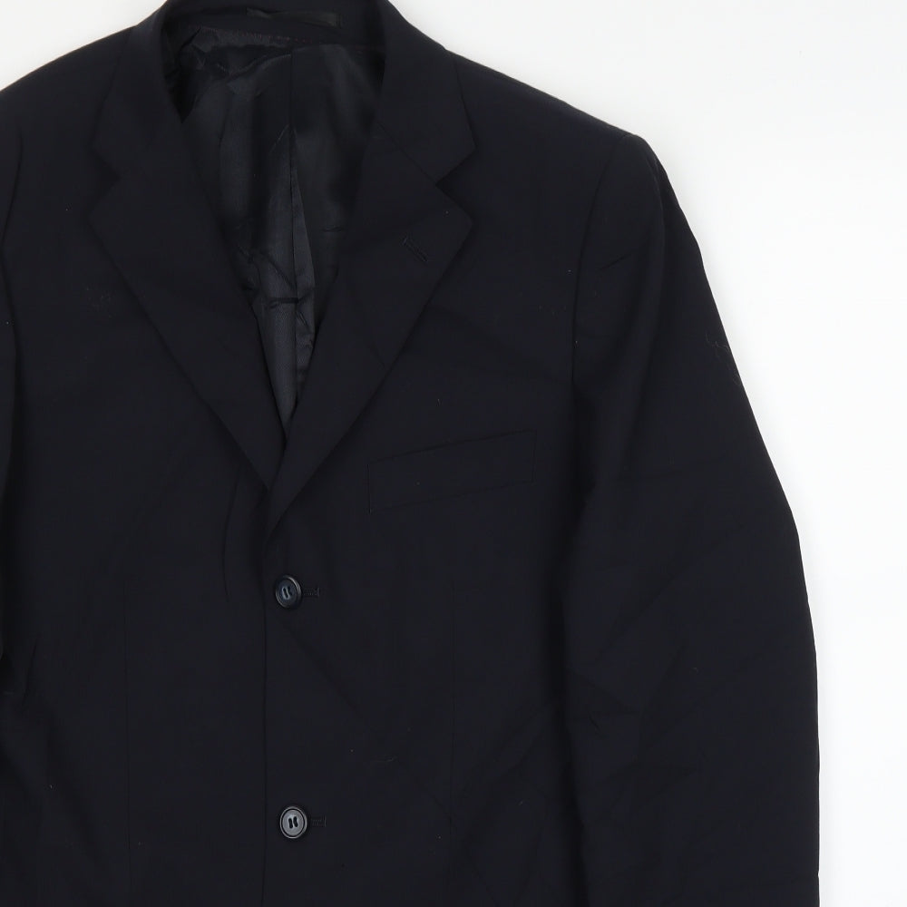 Mens UK Size 42 Preworn Regular Blue Suit Jacket