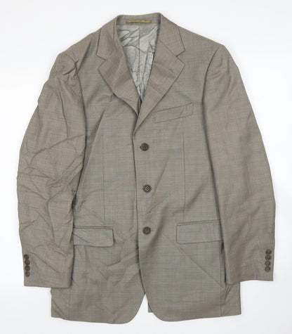 Mens UK Size 38 M&S Regular Beige Suit Jacket