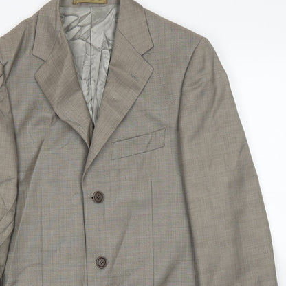 Mens UK Size 38 M&S Regular Beige Suit Jacket