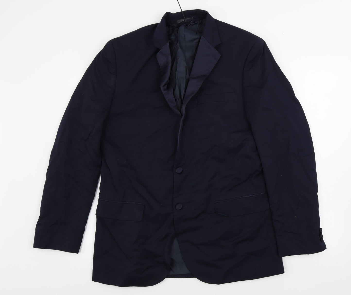 Mens UK Size 40 Marks and Spencer Regular Blue Suit Jacket