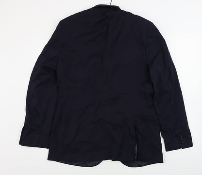 Mens UK Size 40 Marks and Spencer Regular Blue Suit Jacket